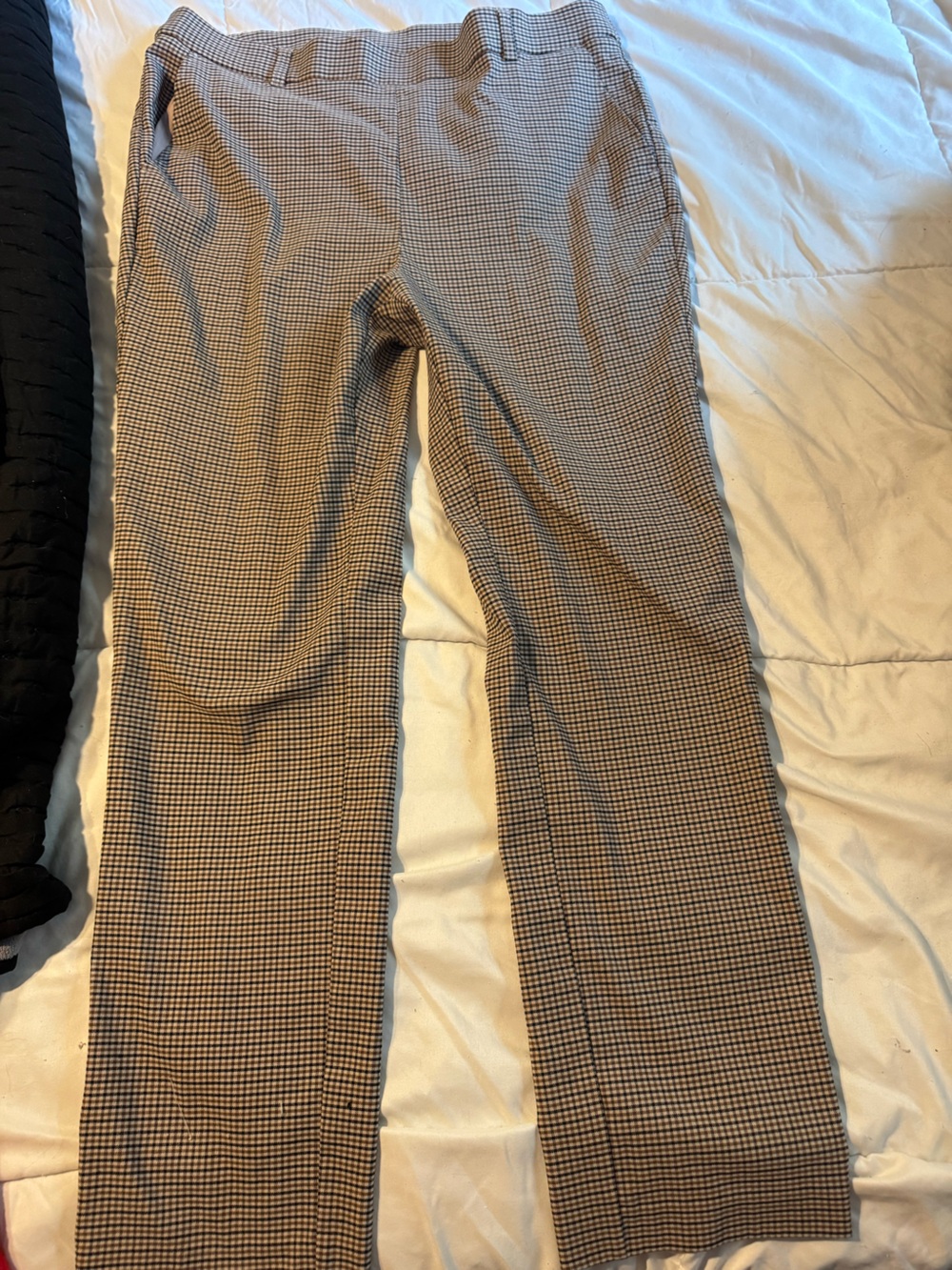Rafaella Brown and Black Houndstooth Dress Pants